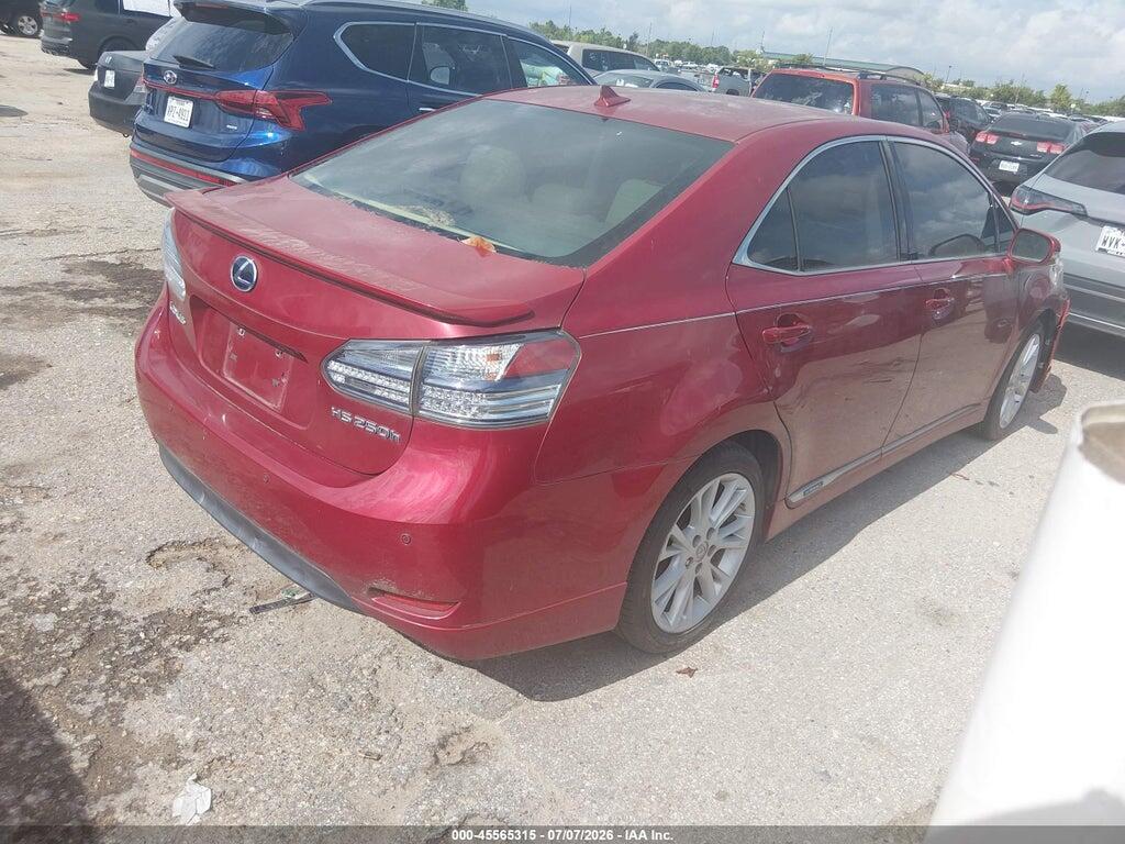 JTHBB1BA6A2025651 2010 LEXUS HS 250H photo no. 4