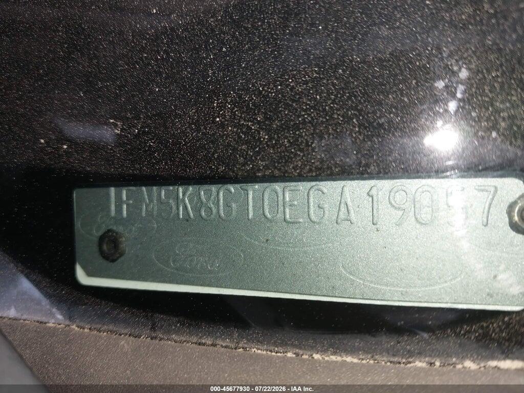 1FM5K8GT0EGA19057 2014 FORD EXPLORER photo no. 9