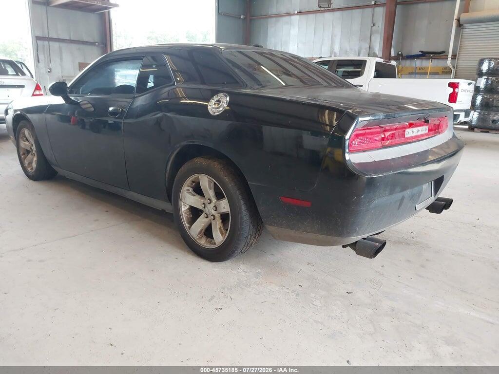2C3CDYAG8CH291668 2012 DODGE CHALLENGER photo no. 3