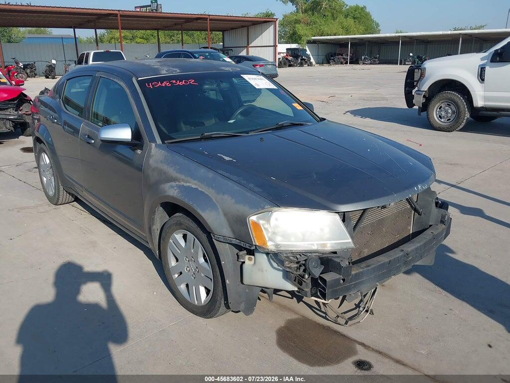 1C3CDZAB2CN156168 2012 DODGE AVENGER photo no. 1