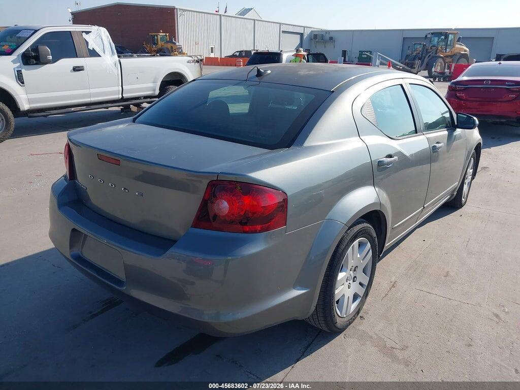 1C3CDZAB2CN156168 2012 DODGE AVENGER photo no. 4