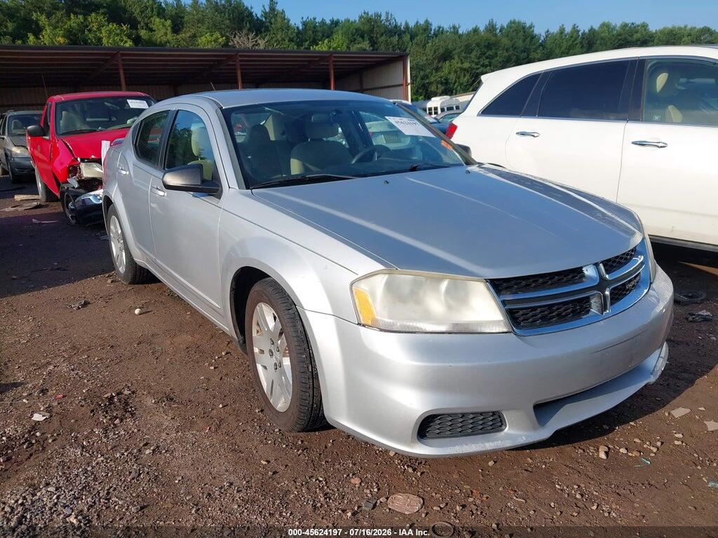 1C3CDZAG5CN269611 2012 DODGE AVENGER photo no. 1