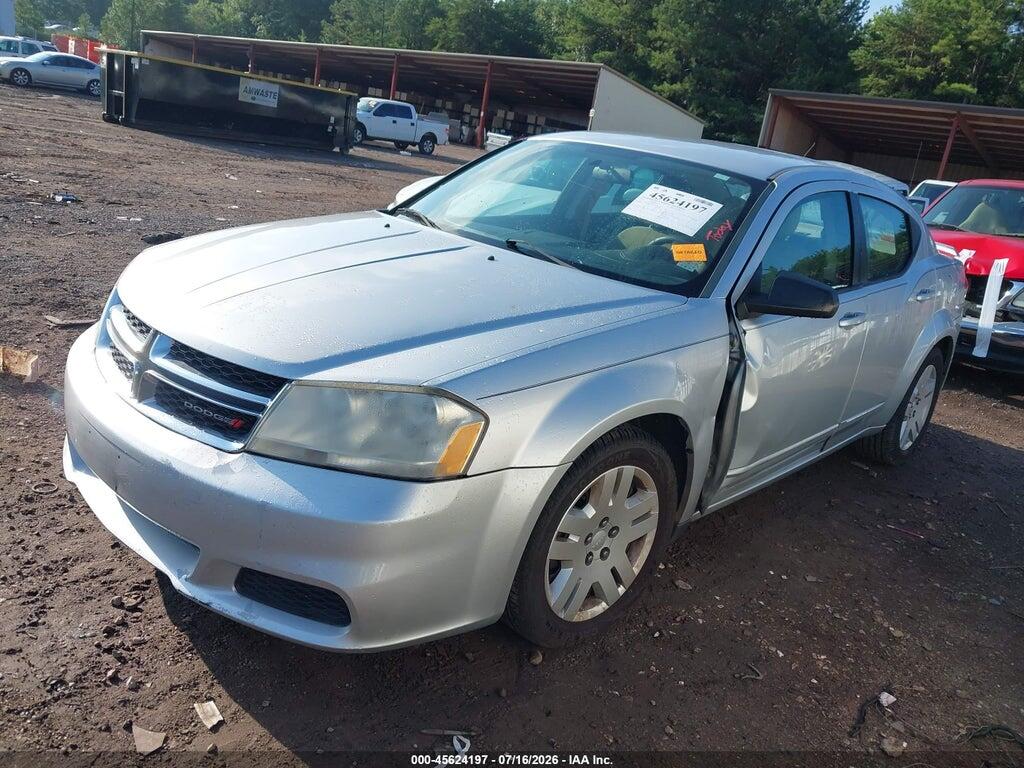 1C3CDZAG5CN269611 2012 DODGE AVENGER photo no. 2