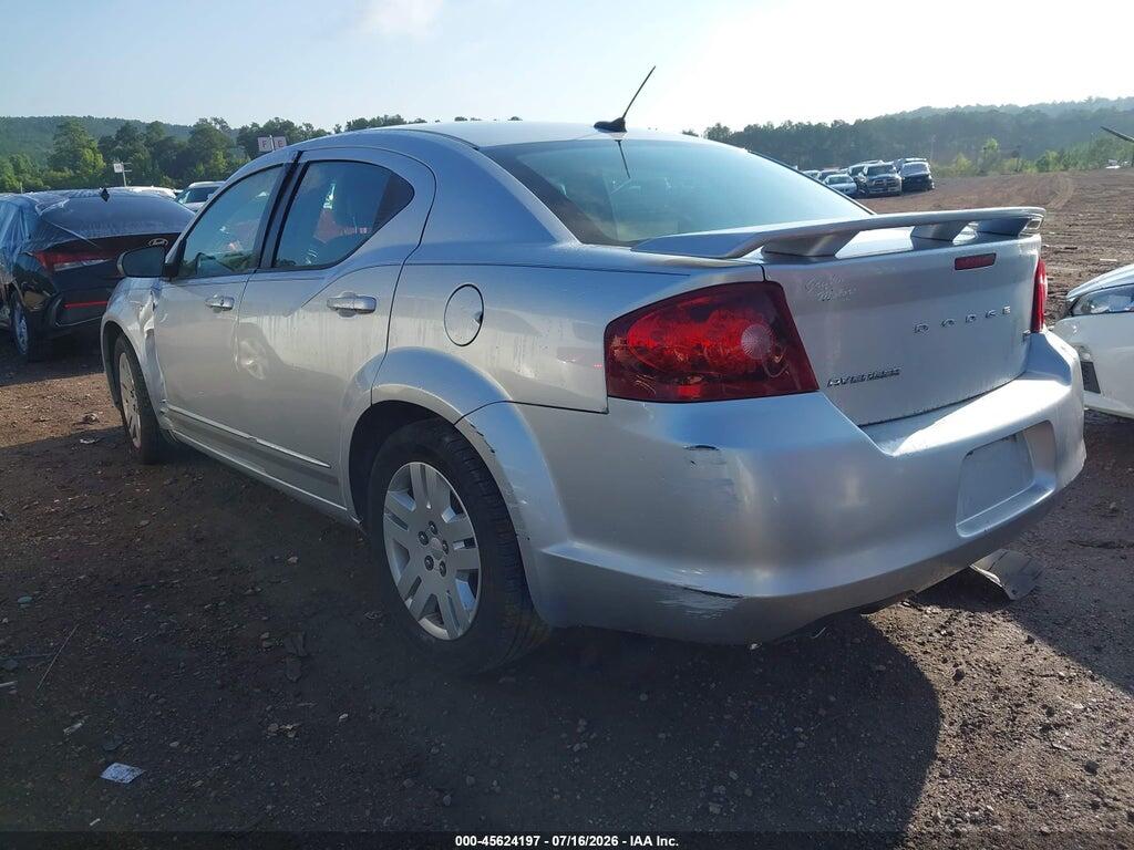 1C3CDZAG5CN269611 2012 DODGE AVENGER photo no. 3