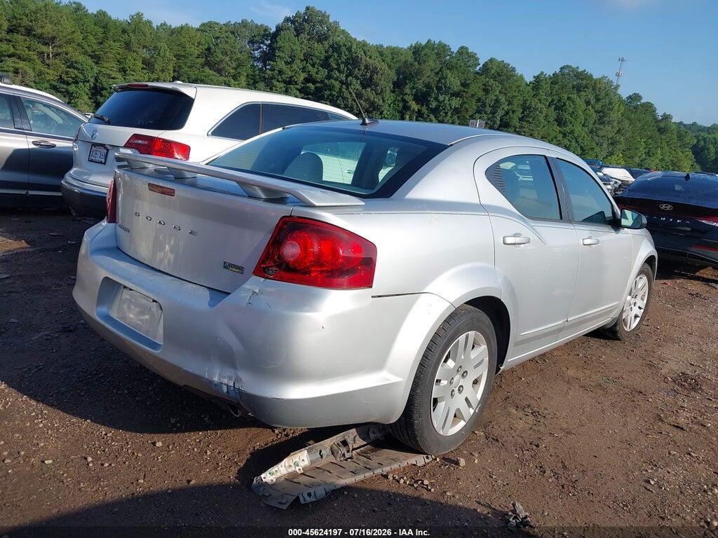 1C3CDZAG5CN269611 2012 DODGE AVENGER photo no. 4