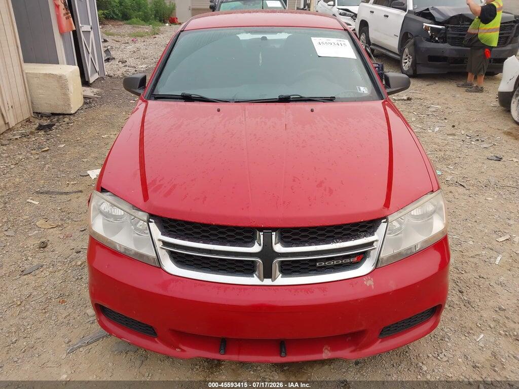 1C3CDZAB7CN265581 2012 DODGE AVENGER photo no. 12