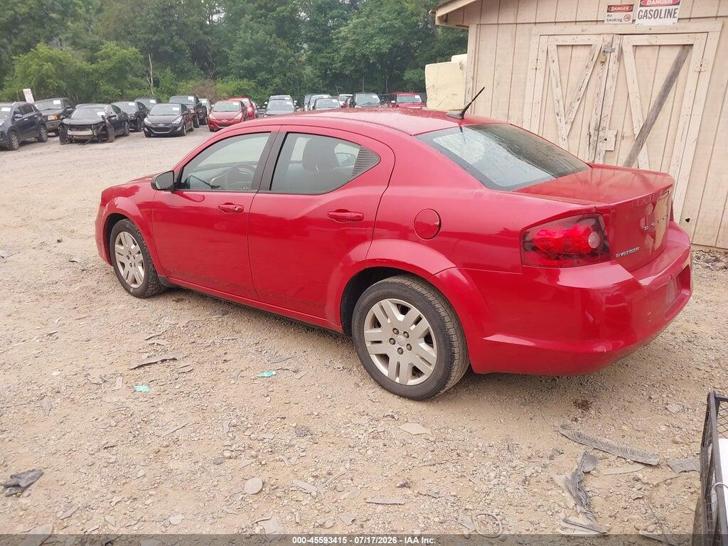 1C3CDZAB7CN265581 2012 DODGE AVENGER photo no. 3