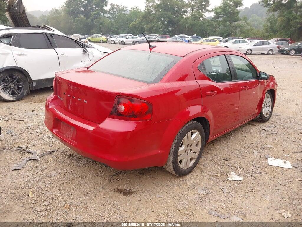 1C3CDZAB7CN265581 2012 DODGE AVENGER photo no. 4