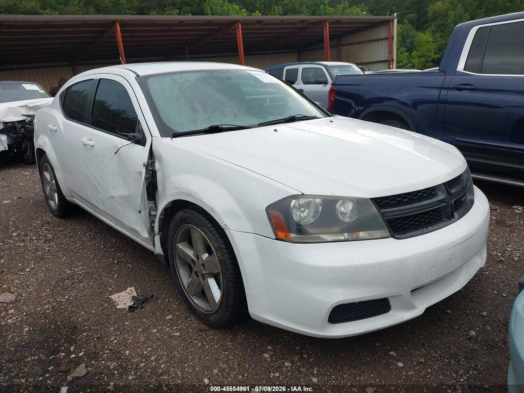 1C3CDZAB2CN158549 2012 DODGE AVENGER photo no. 1