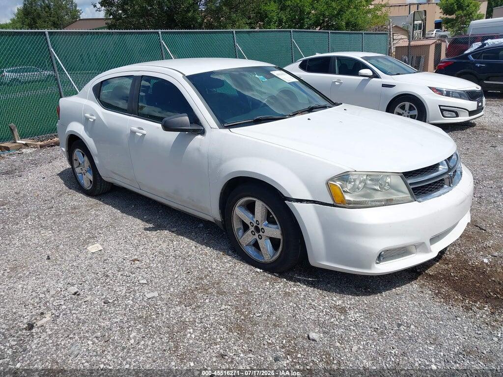 1C3CDZAB7CN216123 2012 DODGE AVENGER photo no. 1