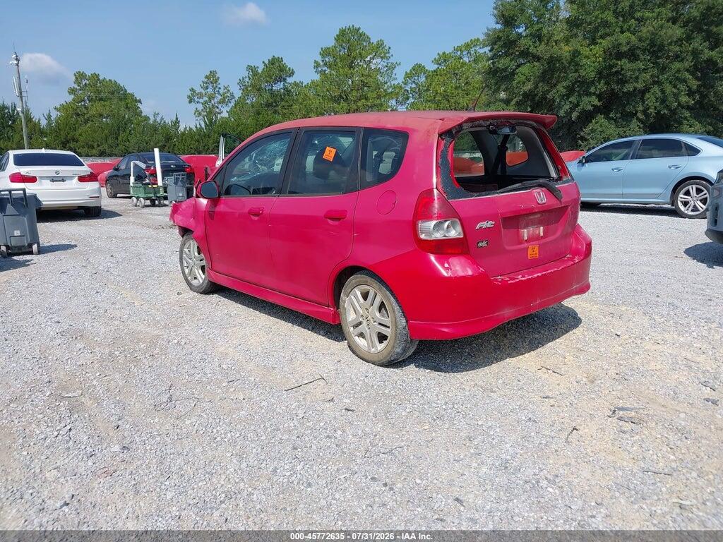 JHMGD38657S005382 2007 HONDA FIT photo no. 3