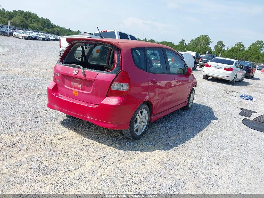 JHMGD38657S005382 2007 HONDA FIT photo no. 4