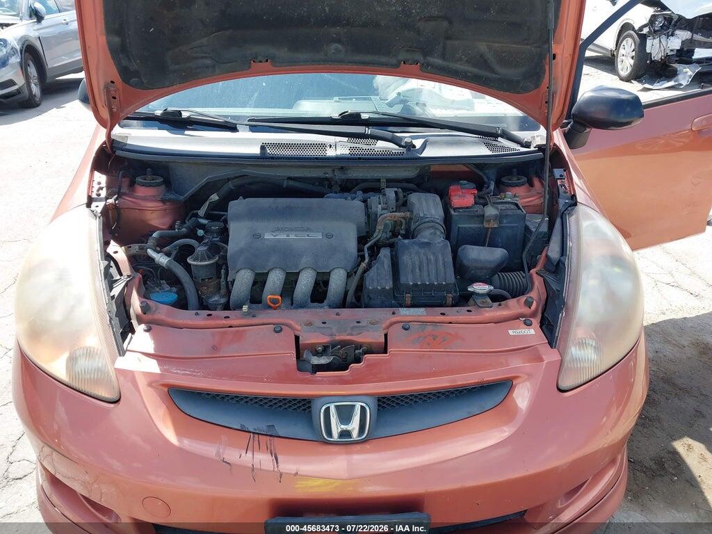 JHMGD38697S063320 2007 HONDA FIT photo no. 10