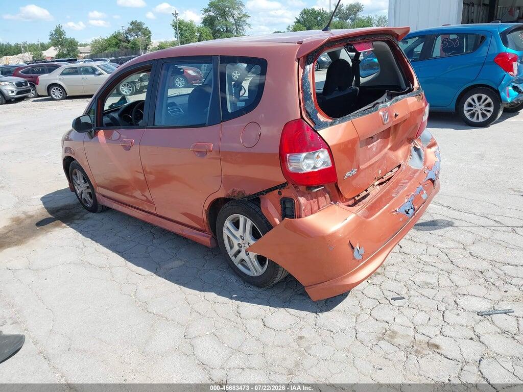 JHMGD38697S063320 2007 HONDA FIT photo no. 3
