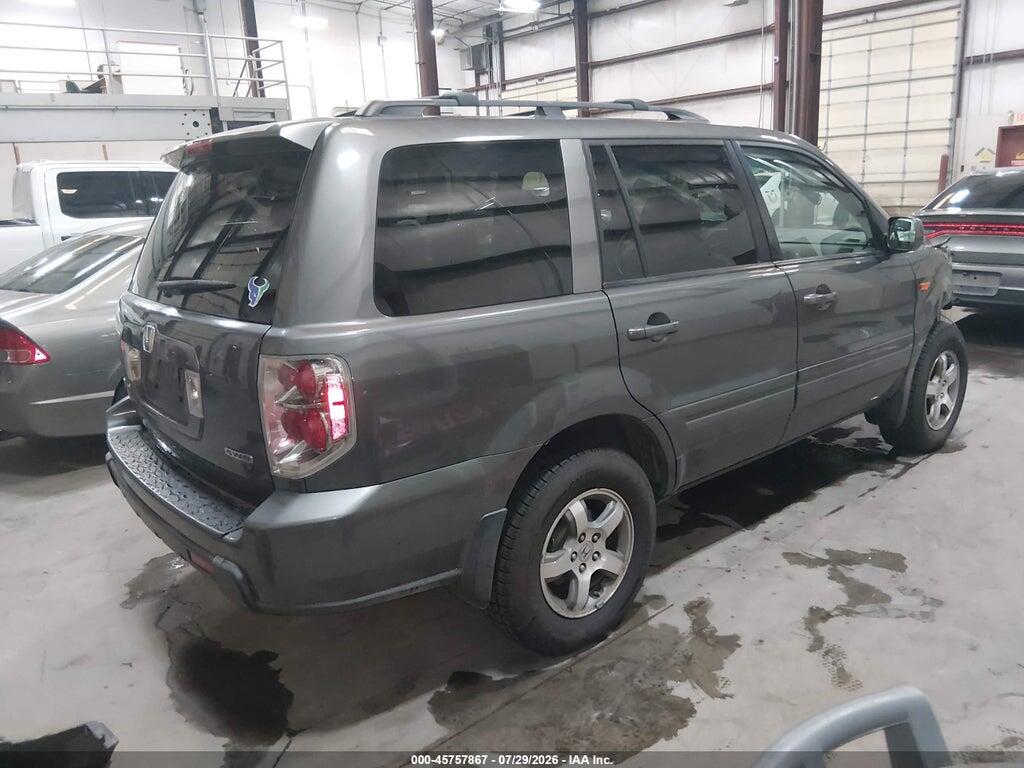 2HKYF18507H528769 2007 HONDA PILOT photo no. 4