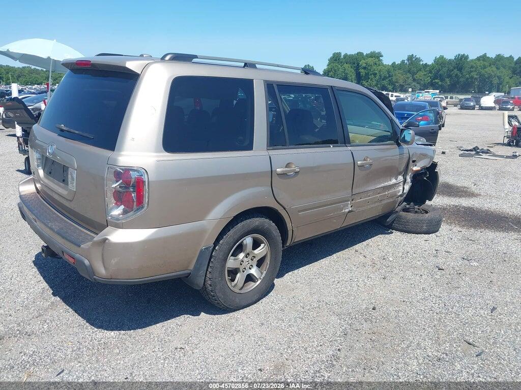 5FNYF28637B008935 2007 HONDA PILOT photo no. 4