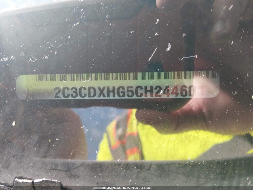2C3CDXHG5CH244601 2012 DODGE CHARGER photo no. 9