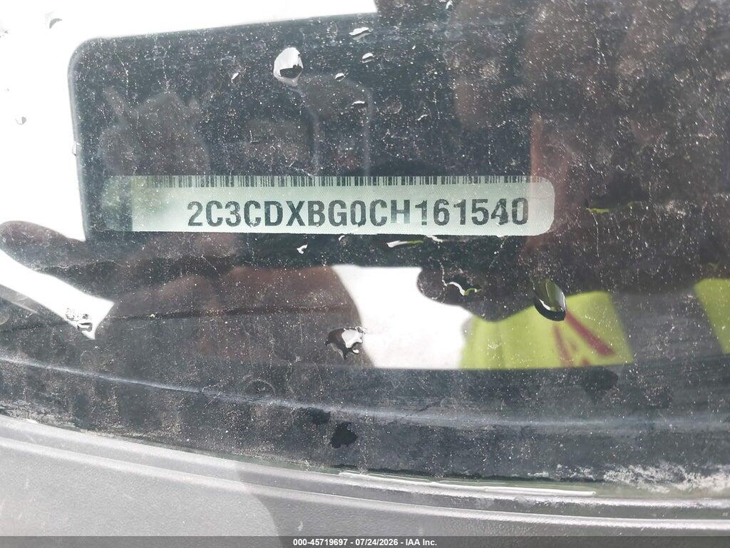2C3CDXBG0CH161540 2012 DODGE CHARGER photo no. 9