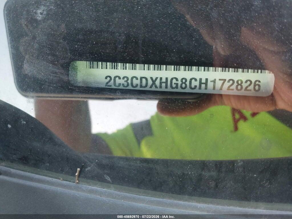 2C3CDXHG8CH172826 2012 DODGE CHARGER photo no. 9