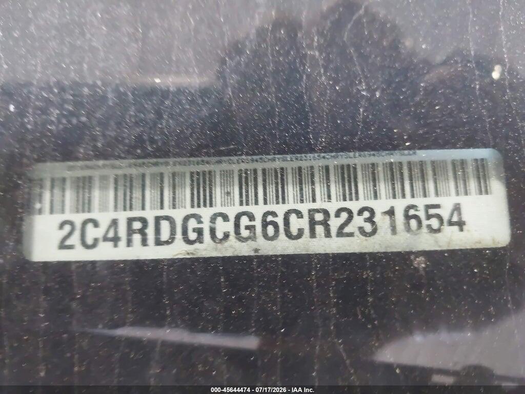 2C4RDGCG6CR231654 2012 DODGE GRAND CARAVAN photo no. 9