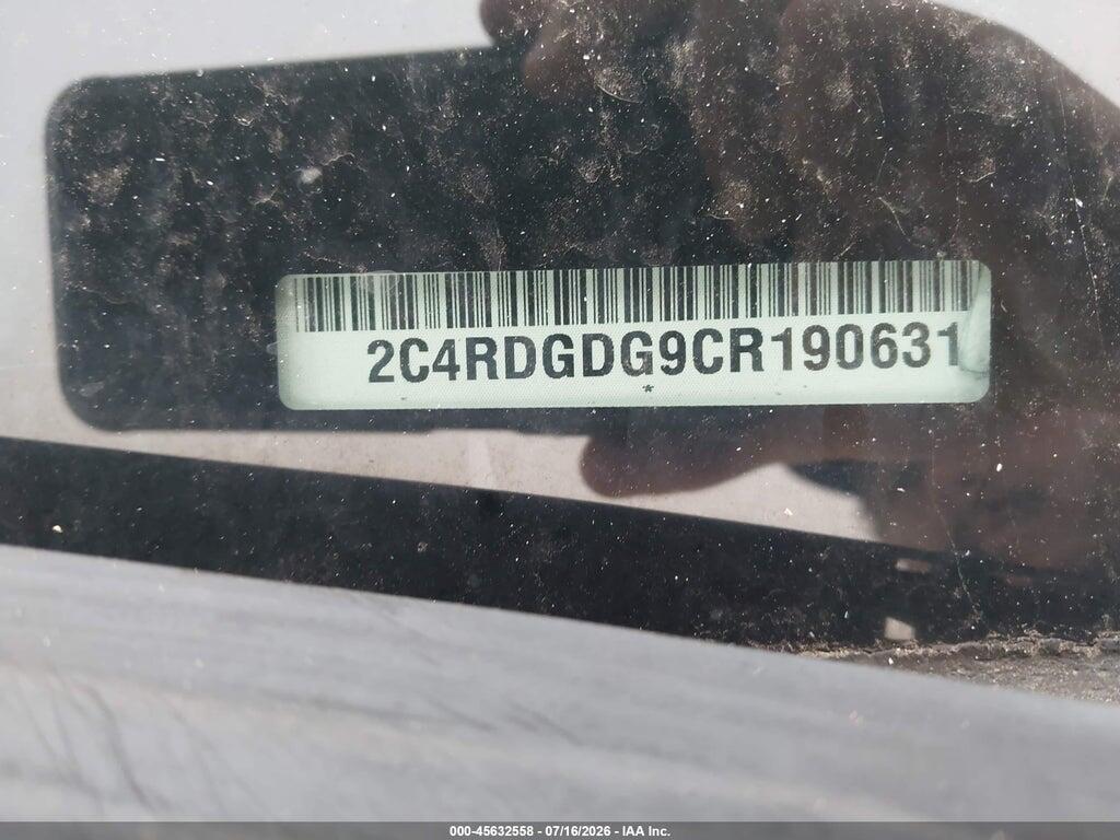 2C4RDGDG9CR190631 2012 DODGE GRAND CARAVAN photo no. 9