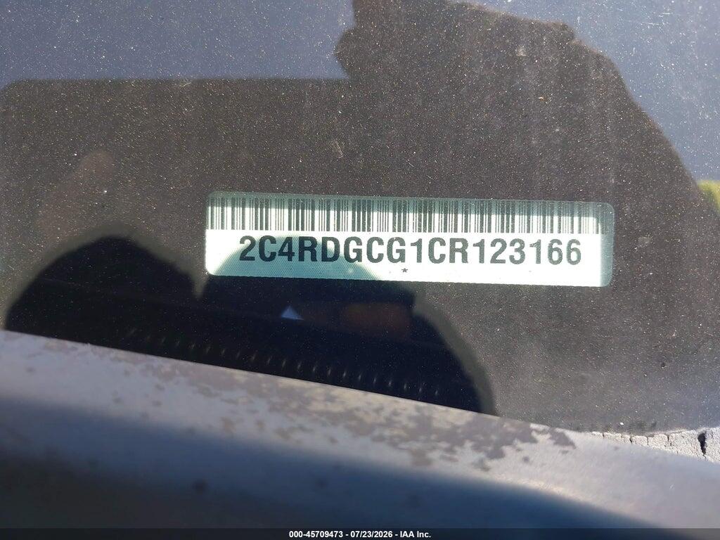 2C4RDGCG1CR123166 2012 DODGE GRAND CARAVAN photo no. 9