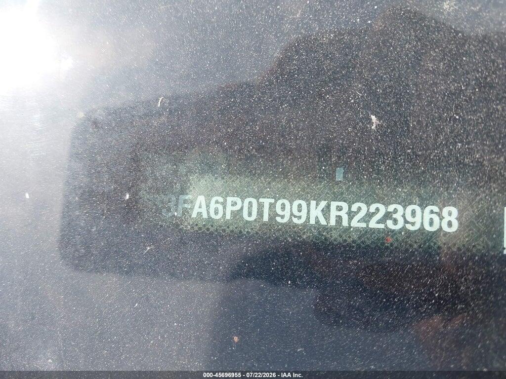 3FA6P0T99KR223968 2019 FORD FUSION photo no. 9