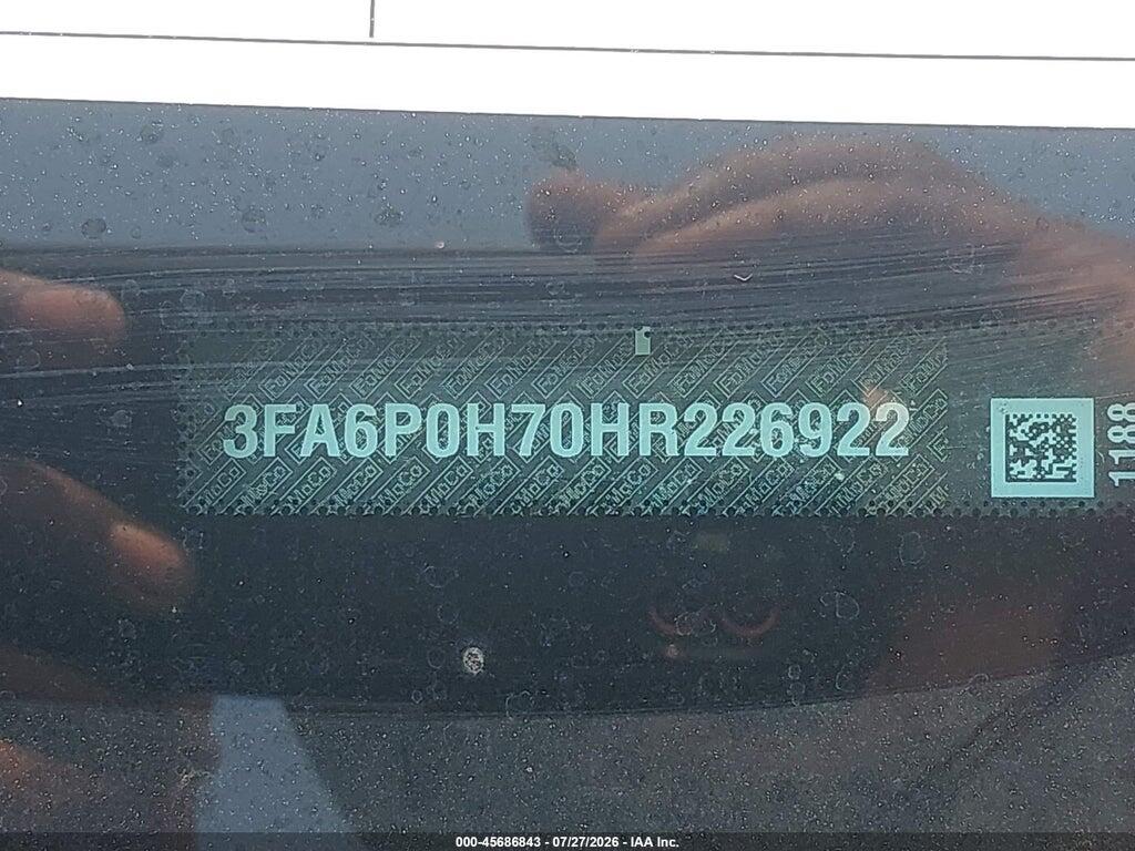 3FA6P0H70HR226922 2017 FORD FUSION photo no. 9