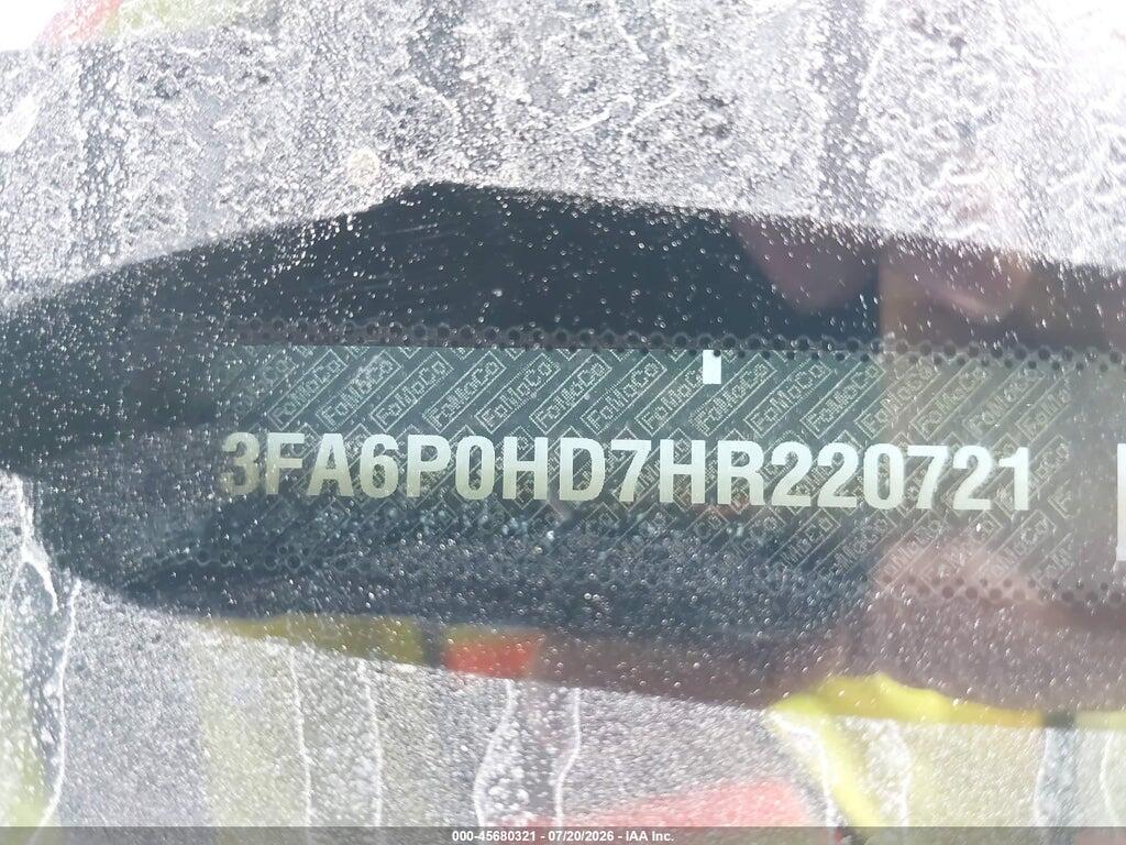 3FA6P0HD7HR220721 2017 FORD FUSION photo no. 9