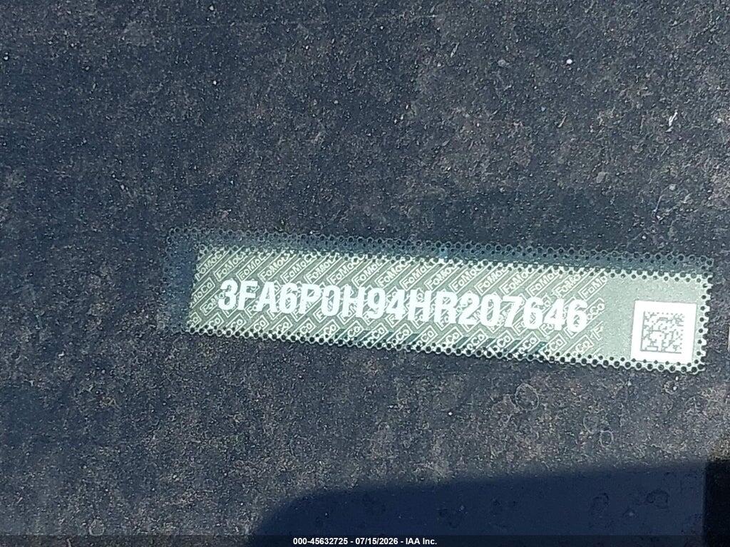 3FA6P0H94HR207646 2017 FORD FUSION photo no. 9