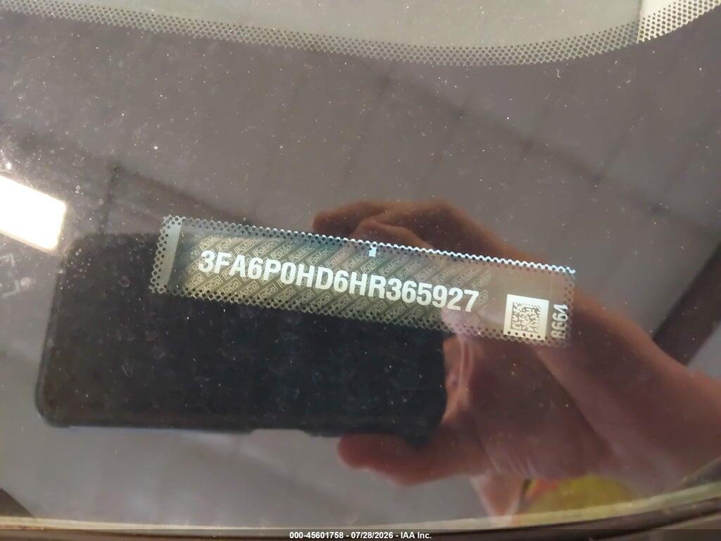 3FA6P0HD6HR365927 2017 FORD FUSION photo no. 9