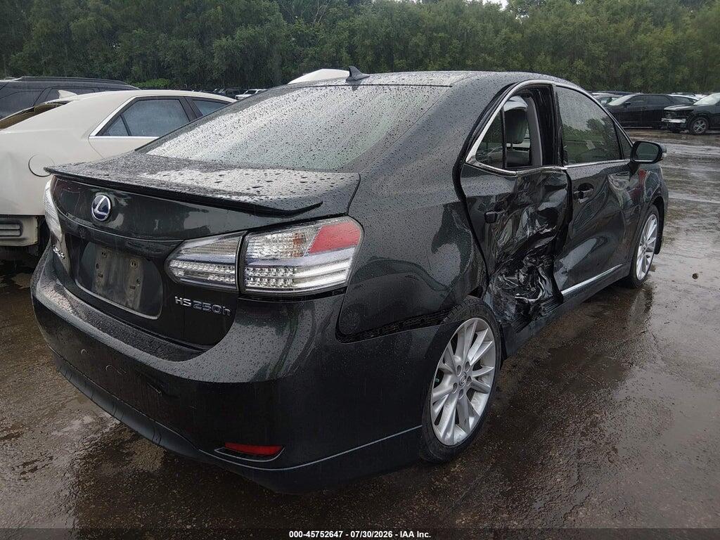 JTHBB1BA6A2007411 2010 LEXUS HS 250H photo no. 4