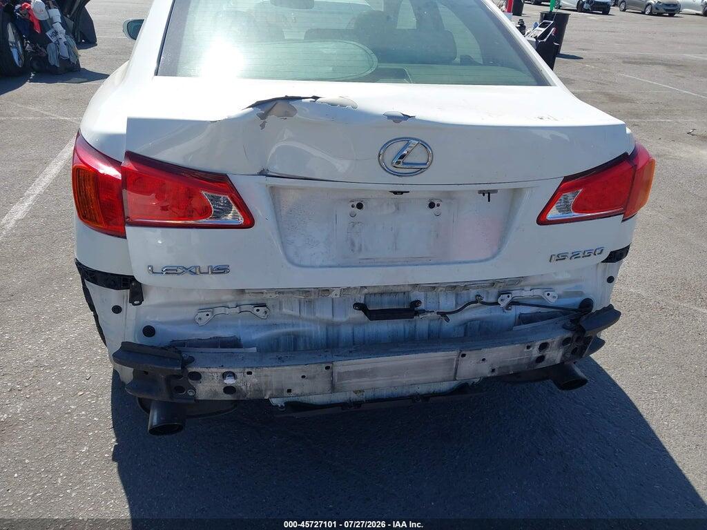 JTHBF5C25A2096276 2010 LEXUS IS 250 photo no. 6