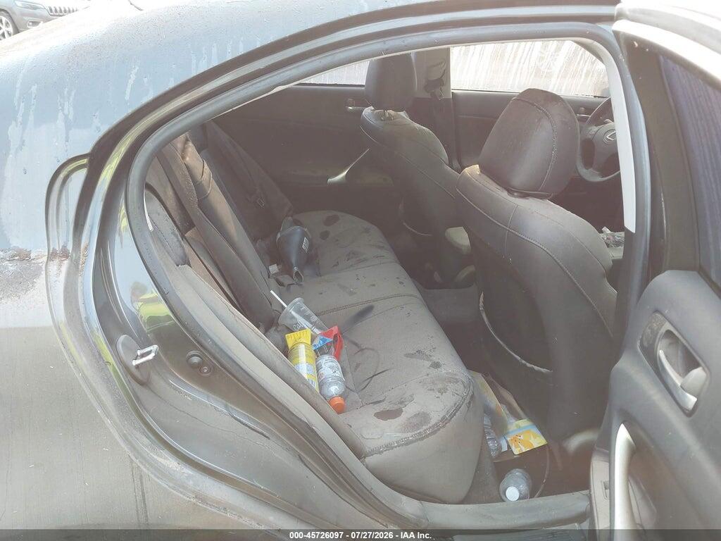 JTHBF5C25A5117108 2010 LEXUS IS 250 photo no. 8