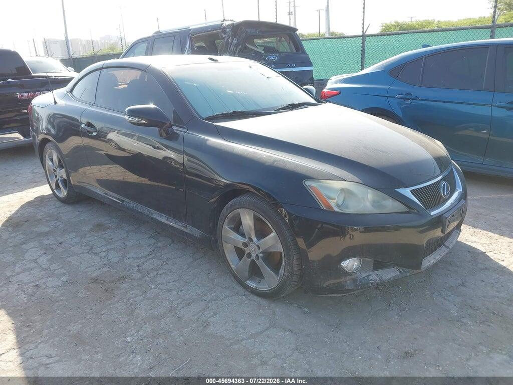 JTHFF2C25A2504372 2010 LEXUS IS 250C photo no. 1
