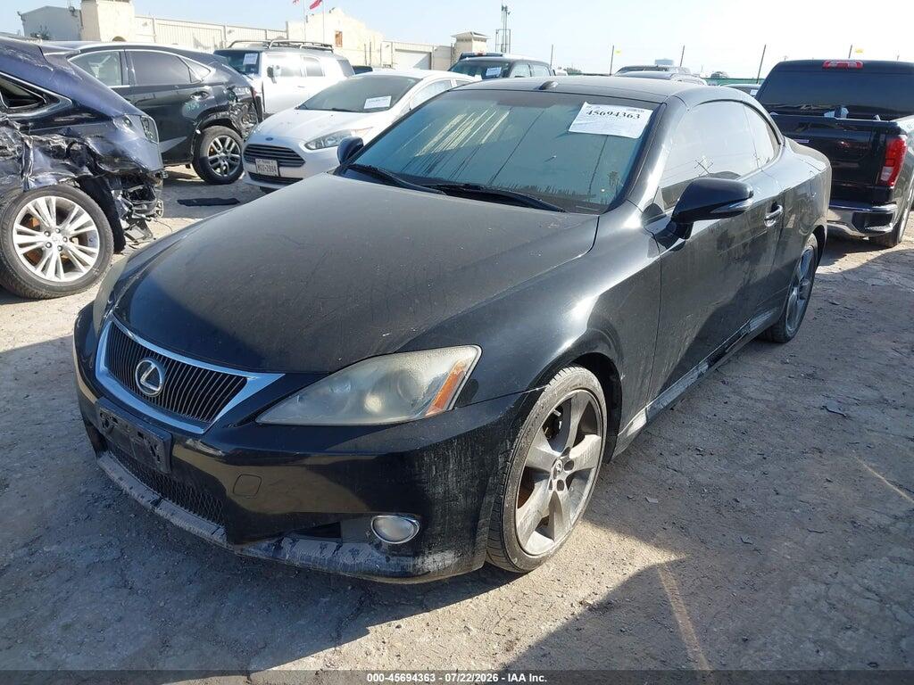 JTHFF2C25A2504372 2010 LEXUS IS 250C photo no. 2