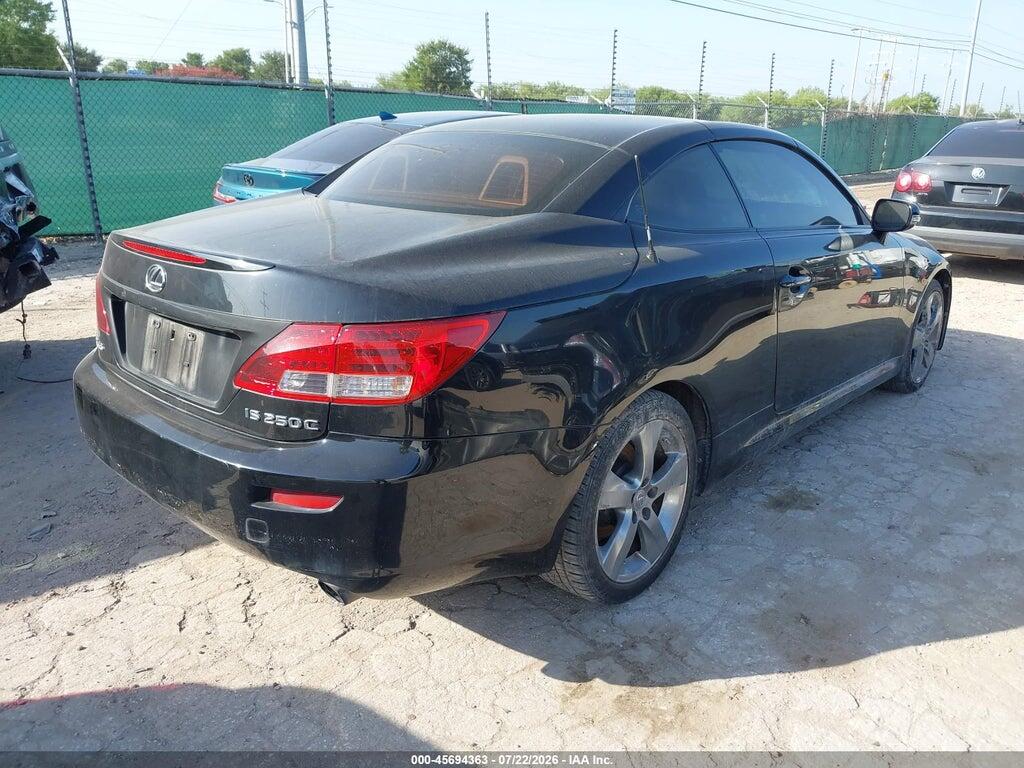 JTHFF2C25A2504372 2010 LEXUS IS 250C photo no. 4