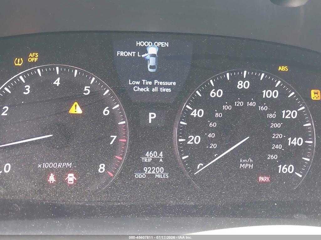 JTHDL5EF0A5002739 2010 LEXUS LS 460 photo no. 7