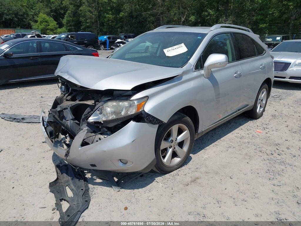 2T2BK1BA1AC040637 2010 LEXUS RX 350 photo no. 2