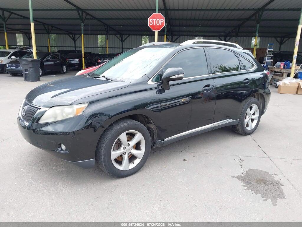 2T2BK1BA3AC014251 2010 LEXUS RX 350 photo no. 2