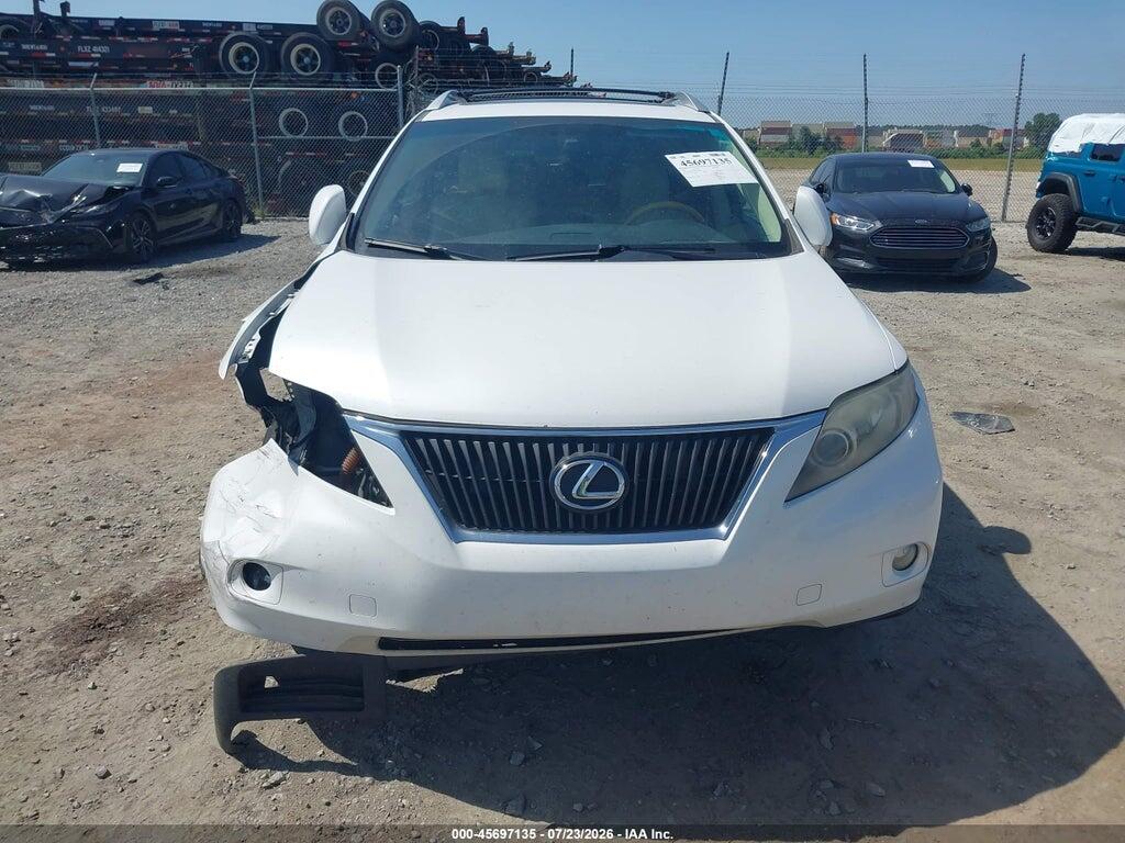 2T2ZK1BA7AC016969 2010 LEXUS RX 350 photo no. 12