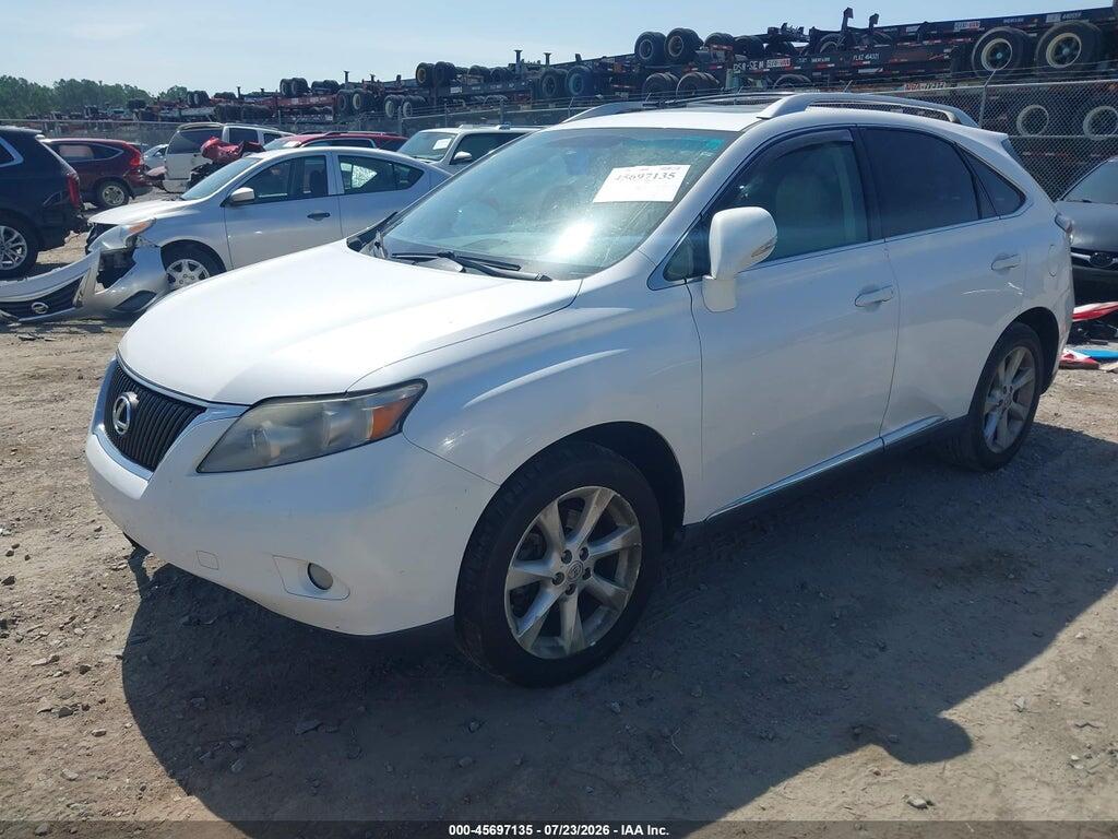 2T2ZK1BA7AC016969 2010 LEXUS RX 350 photo no. 2