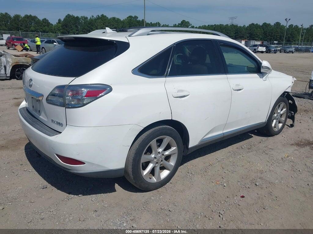2T2ZK1BA7AC016969 2010 LEXUS RX 350 photo no. 4