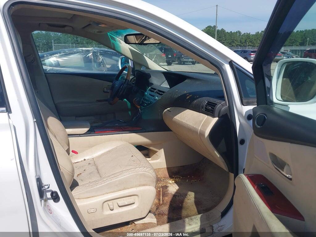 2T2ZK1BA7AC016969 2010 LEXUS RX 350 photo no. 5