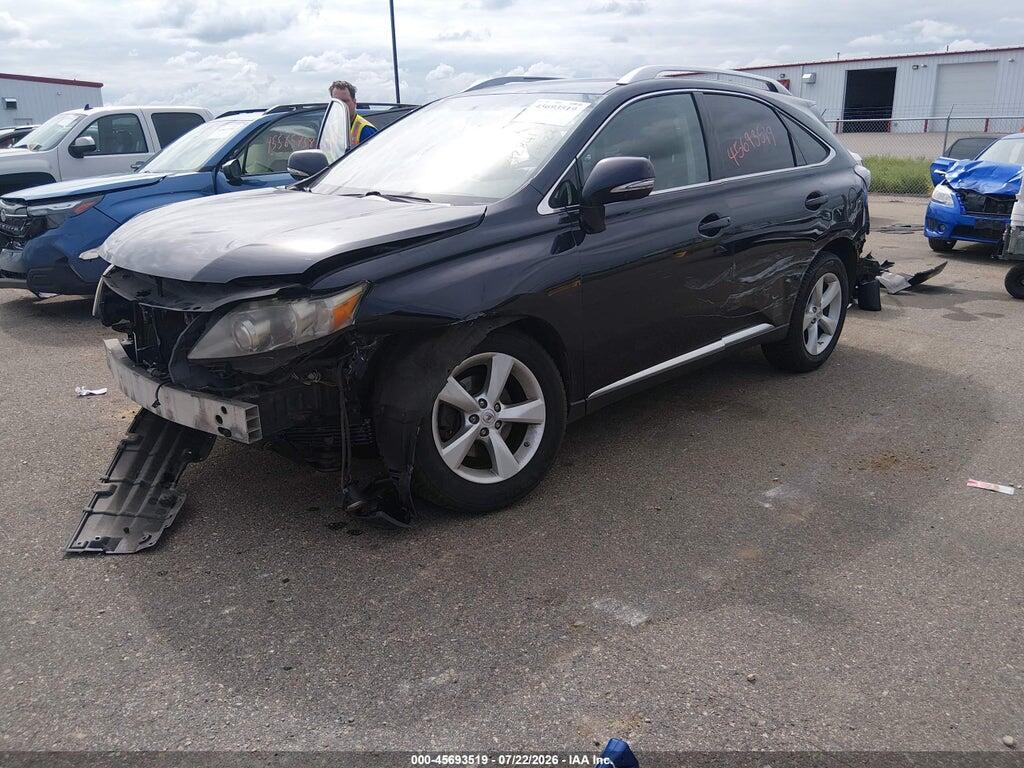 2T2BK1BA7AC013247 2010 LEXUS RX 350 photo no. 2