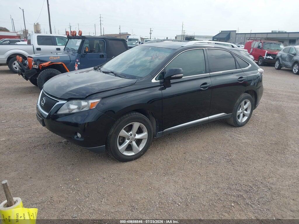 2T2BK1BA0AC044484 2010 LEXUS RX 350 photo no. 2