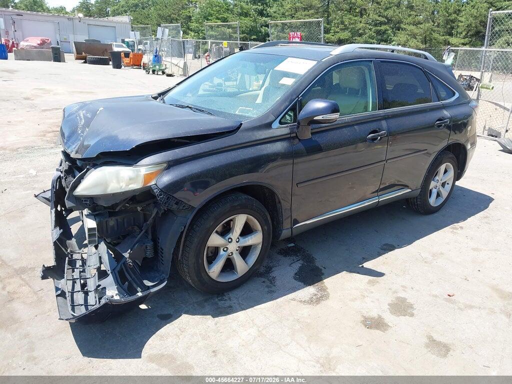 2T2BK1BA7AC010400 2010 LEXUS RX 350 photo no. 2