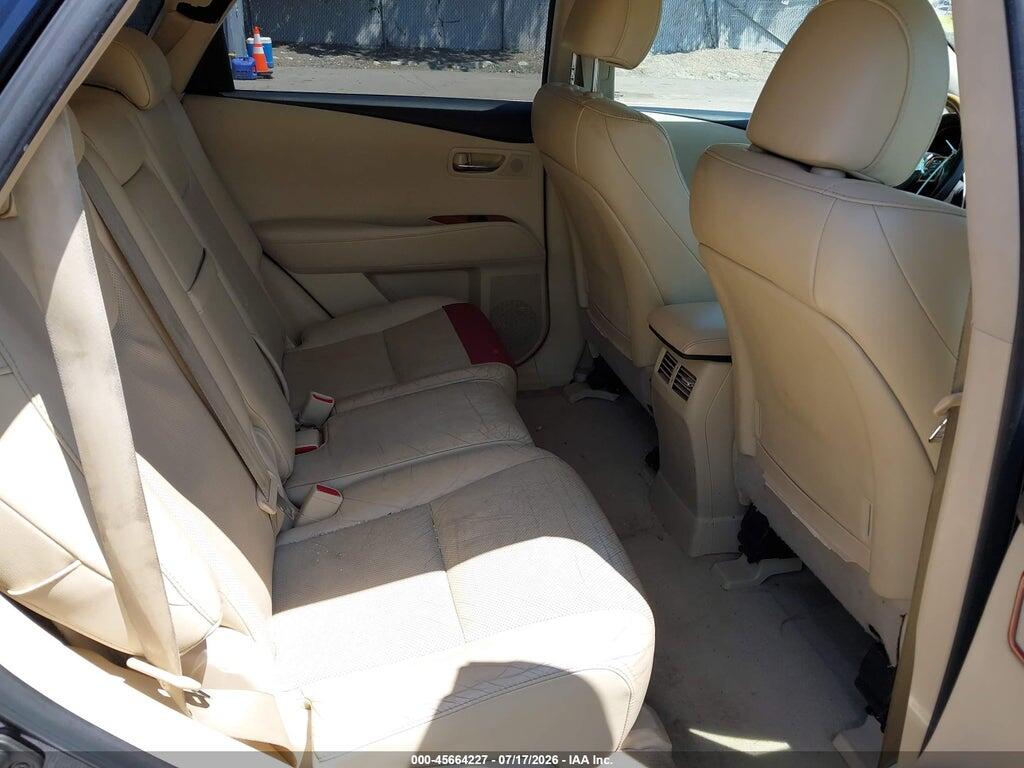2T2BK1BA7AC010400 2010 LEXUS RX 350 photo no. 8