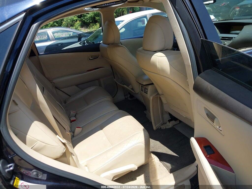 2T2BK1BA8AC010129 2010 LEXUS RX 350 photo no. 8