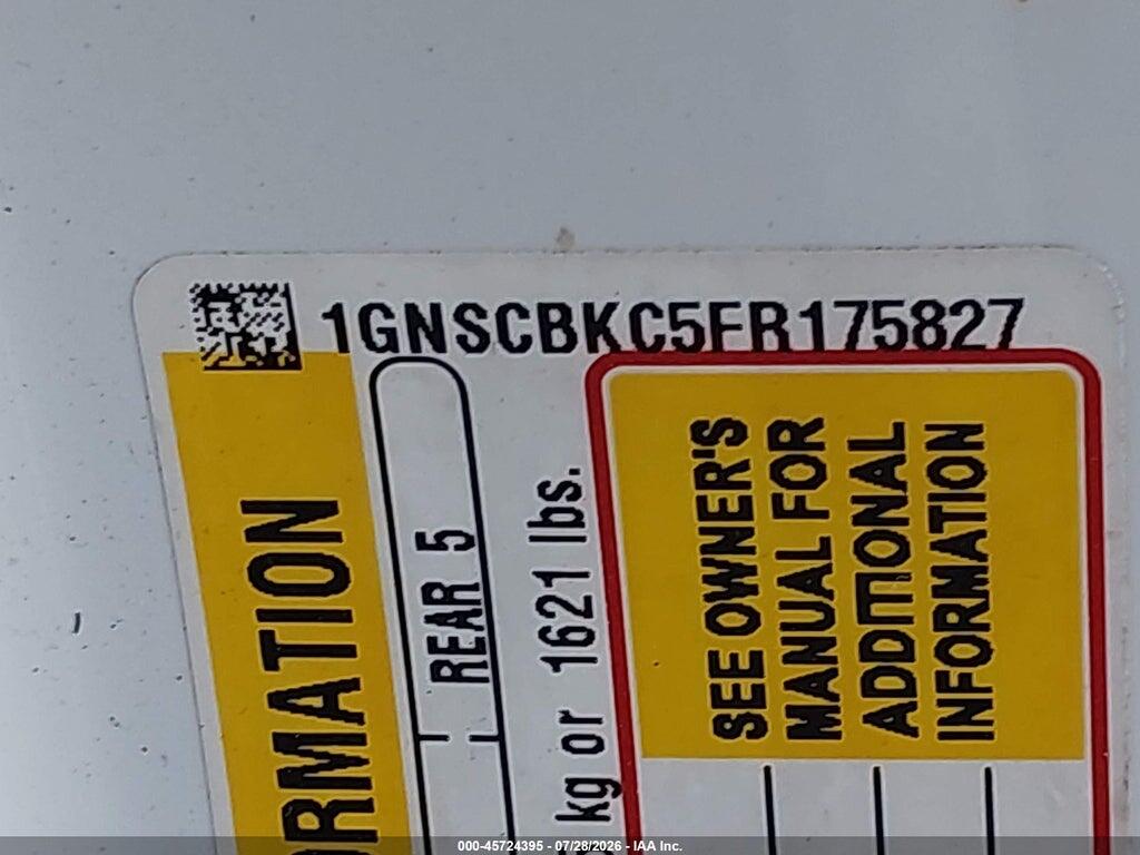 1GNSCBKC5FR175827 2015 CHEVROLET TAHOE photo no. 9